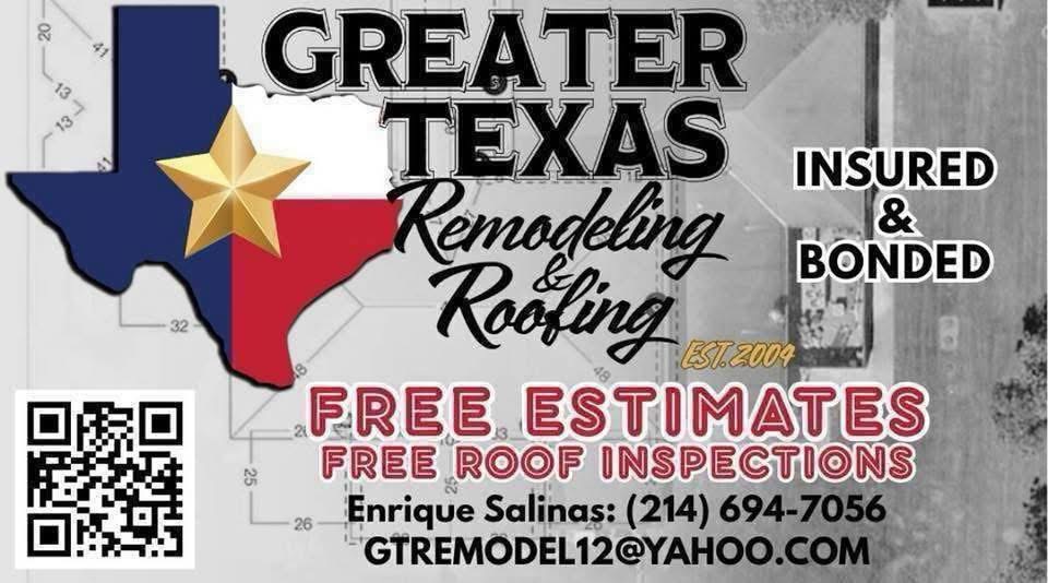 Greater Texas Remodeling & Roofing
